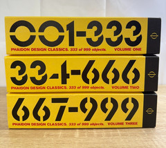 Phaidon Design Classics 3 Volume Set 999 Objects Industrial Design 2006 HC VGC