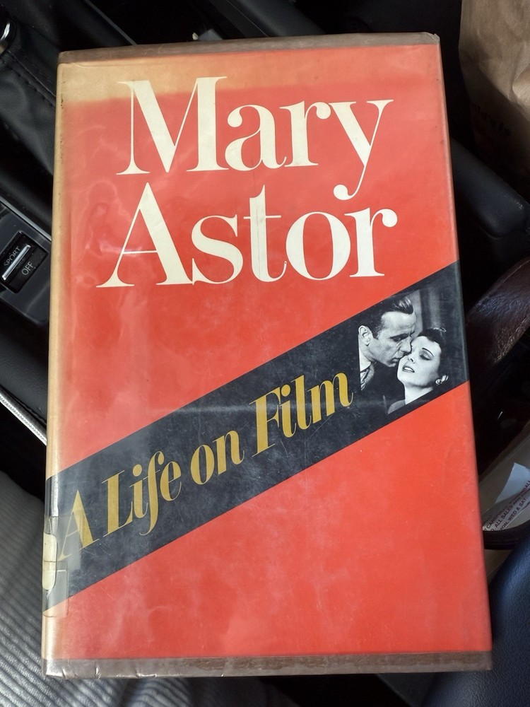Mary Astor A Life on Film 1971 Hardcover Book DJ First Printing Delacorte Press