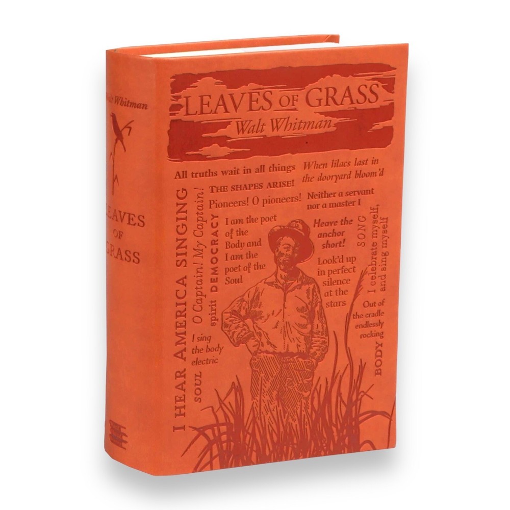 LEAVES OF GRASS by Walt Whitman Deluxe Flexi Bound Faux Leather Classics NEW