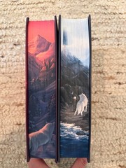 Waterstones Exclusive Dire Bound & Fury Bound Deluxe HC Set Sprayed Edges