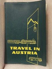 Vintage 6.5″ Travel in Austria Book Vinyl Cover w/Fold Out Maps *Pre-Owned* BSDS