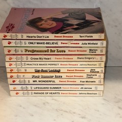 1980’s Sweet Dreams Vintage Paperback Books Young Teens Reading 10 In Lot