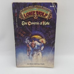 LOT OF 5 LONE WOLF BOOKS – ROLE PLAYING ADVENTURE BOOK 1, 2, 3, 5, 10 – RARE HTF