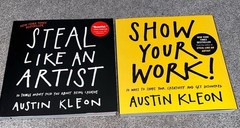 Austin Kleon Lot of 2 PB Books: Steal Like an Artist and Show Your Work!