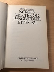 Norges Mynter og Pengesedler Etter 1874- Rønning – 255 Pages