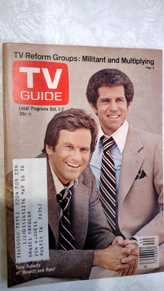 VINTAGE TV GUIDES – BLAST FROM THE PAST-FREE SHIP-BUY 2 – 30% DISCOUNT