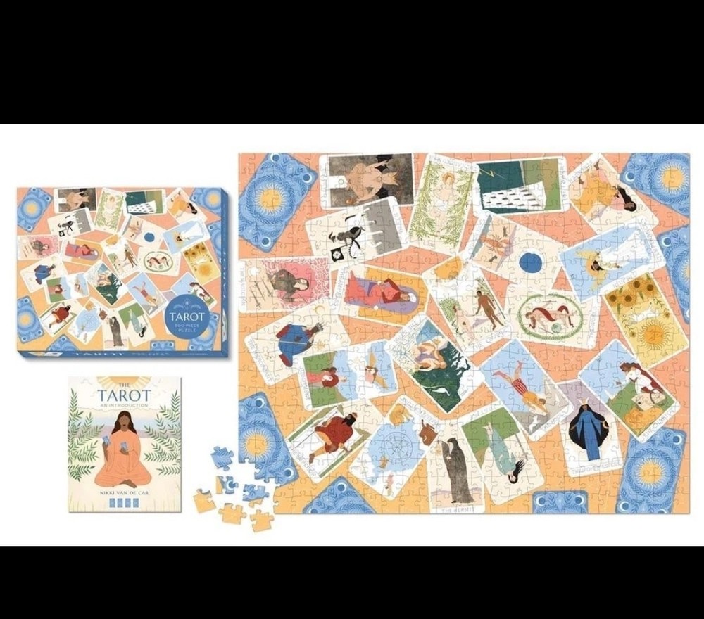 NEW RP Studio Tarot 500-Piece Puzzle by Nikki Van De Car w/ Tarot Book & Poster