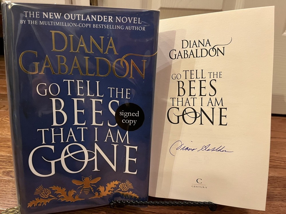 Diana Gabaldon Flat Signed Go Tell The Bees That I Am Gone – Outlander Book 9 UK