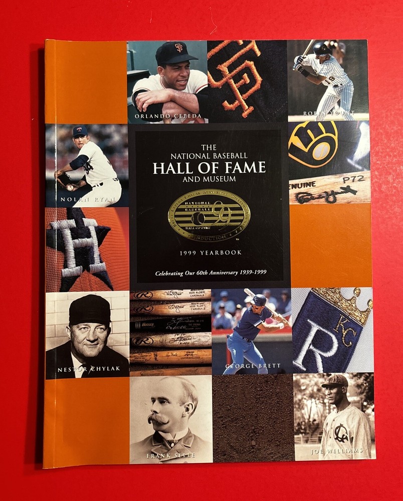1999 MLB Baseball HOF Yearbook Nolan Ryan George Brett Robin Yount Cepeda