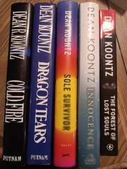 Dean Koontz book lot of 5. 4 hardbacks and 1softback