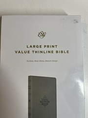 ESV Large Print Value Thinline Bible (Trutone, River Stone, Branch Design)