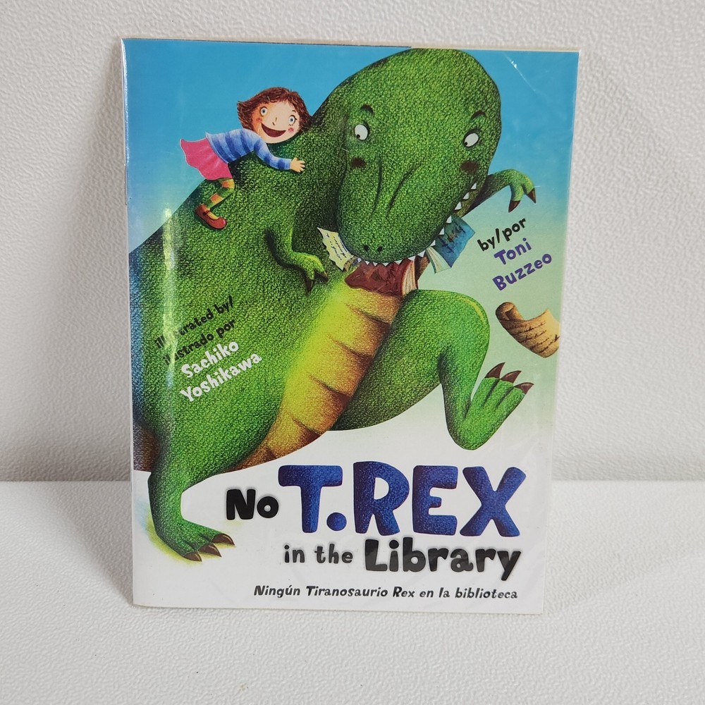 No T. Rex in the Library by Toni Buzzeo Compliments of Cheerios softcover Sealed