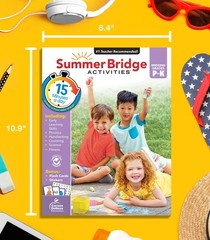 Summer Bridge Activities Workbook PreK to Kindergarten 15 Minutes a Day 160 P…