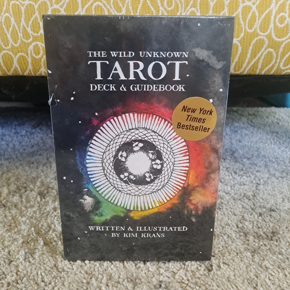 The Wild Unknown Tarot Deck & Guidebook Box Set By Kim Krans Brand New Sealed