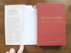 THE WAYWARD BUS by John Steinbeck – 1st/1st HCDJ 1947 – $2.75 – VG+