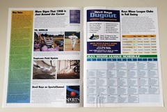 1998 Tampa Bay Devil Rays Bundle (Inaugural Program/Pocket Schedule/News) MLB