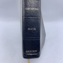 Holy Bible Scofield Study System NASB 5514RRL RARE Leather NASB Red Letter 2005