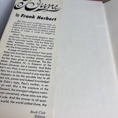 Frank Herbert Dune HC/DJ Book Club Edition 507 Pages 1965 Gutter Code R51 12/76