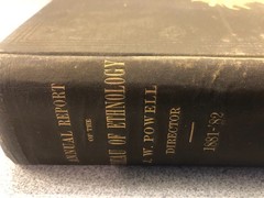 Smithsonian 3rd Annual Ethnology 1881 1882 Masks Maya Navajo Omaha Pottery Illus