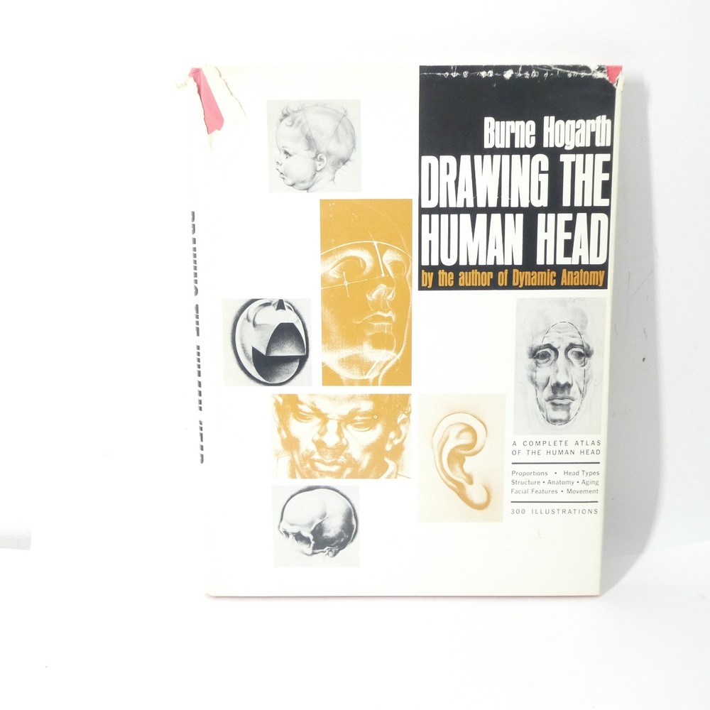 Drawing the Human Head – Burne Hogarth – Hardcover 1977