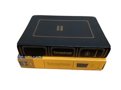 KJV, Thompson Chain-Reference Bible, Leathersoft, Black, Red Letter, Comfort.9.5