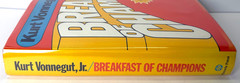 Breakfast of Champions, Kurt Vonnegut 1973 HCDJ 2nd printing in Mylar, Fine