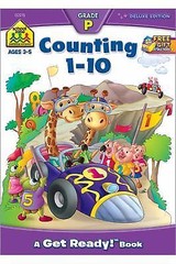 School Zone Counting 1-10 Workbook: 64 Pa- paperback, School Zone, 9781589473485