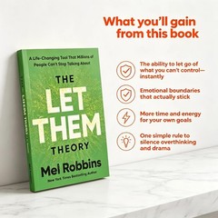 The Let Them Theory By Mel Robbins, Paperback Book