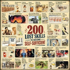 The Lost Skills of Independence – Hardcover, Spiral Bound, Colored Illustrations