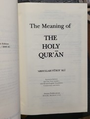 The Meaning of the Holy Qur’an (English and Arabic Edition) – Pocket size