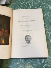 PUBLICATIONS OF THE BUREAU OF AMERICAN ETHNOLOGY 19 2 Vol HB 1900 JW Powell