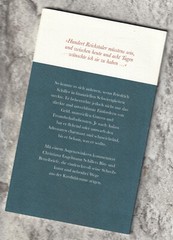 Ihre Güte hat mich verwöhnt * Friedrich Schiller * Christiana Engelmann * 2009