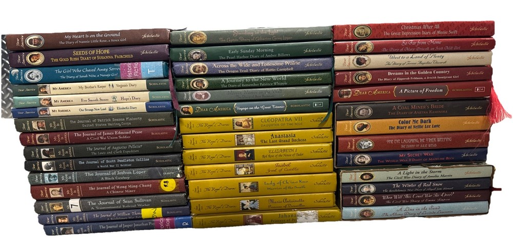 Lot 41 DEAR AMERICA & Royal Diaries & My Name Is Childrens History Set