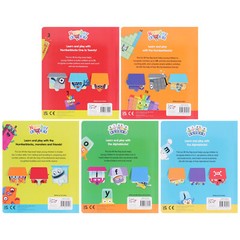 Numberblock and Alphablock Lift-the-Flap 5 Books Set By Sweet Cherry -Board Book