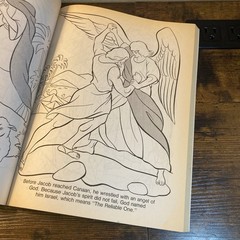 The Bible Coloring Book Jesus Mary Creative Child 1991 Vtg – 156 Unused Pages