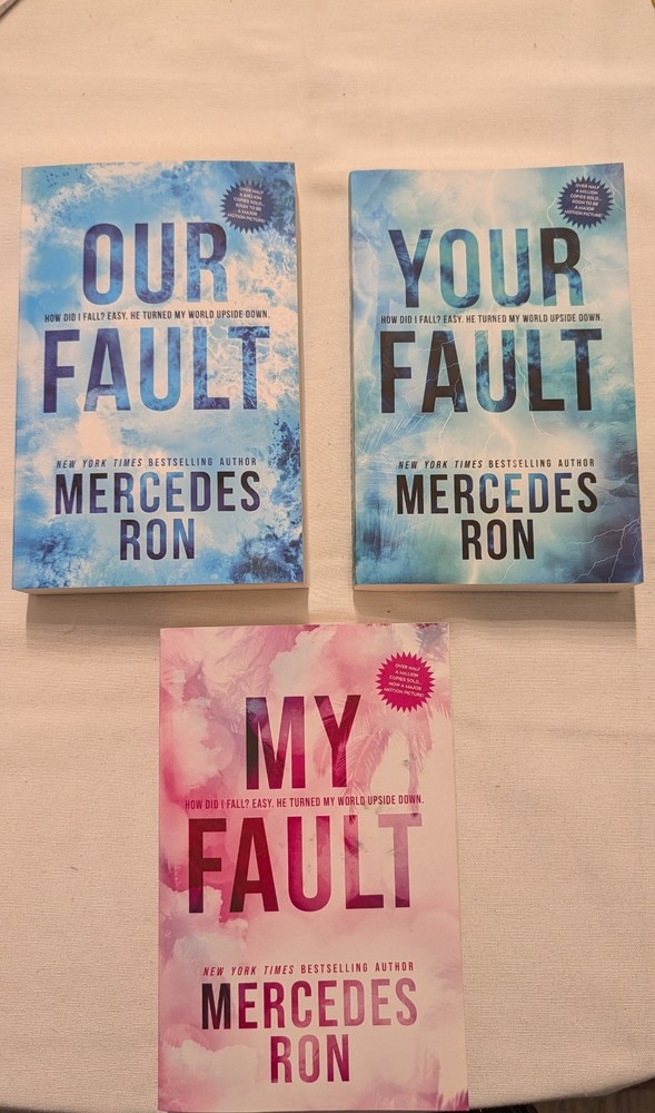 Culpable (Guilt) Series Collection 3 Books Set Mercedes Ron (My/Your/Our Fault)