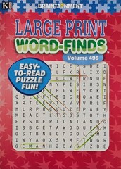 5 New Large Print Word-Finds Puzzle Books Kappa Games Vol# 454-498 ~ Search,Hunt