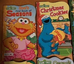 Bendon SESAME STREET Shaped Board Books Lot of 8 Beginnings & First Books 2000’s