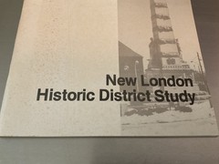New London Connecticut Historic District Study 1978 Magazine