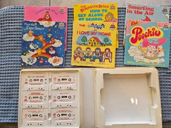 Care Bears Books on tape, with books, in original clam shell case