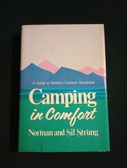 Camping In Comfort by Norman and Sil Strung (1971 Hardcover) Lippincott 1st Ed