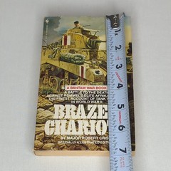 Brazen Chariots Crisp, Robert A Bantam War Book 4th Print 1984