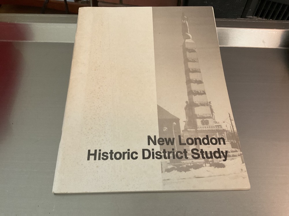 New London Connecticut Historic District Study 1978 Magazine