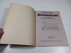 Vintage 1988 All About Dinosaurs Coloring Book w/ Pull Out Poster, Random House