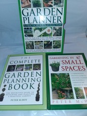 Gardening In Small Spaces AND The Complete Garden Planning Book Peter McHoy Set