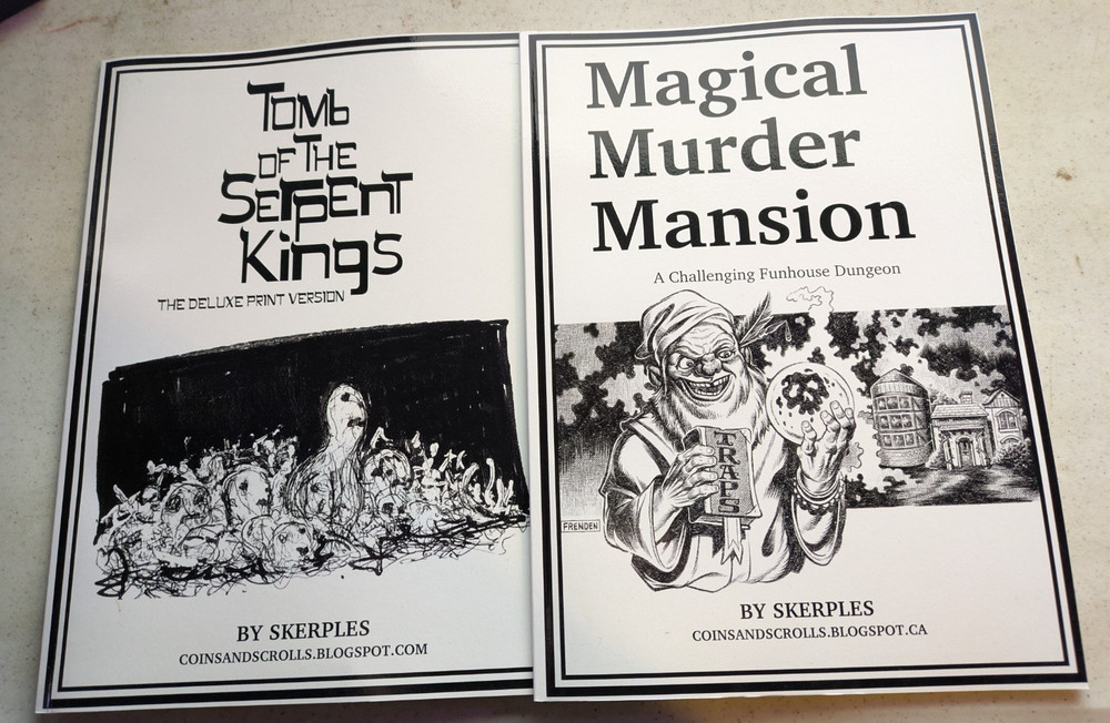 Magical Murder Mansion & Tomb of the Serpent Kings RPG by Skerples