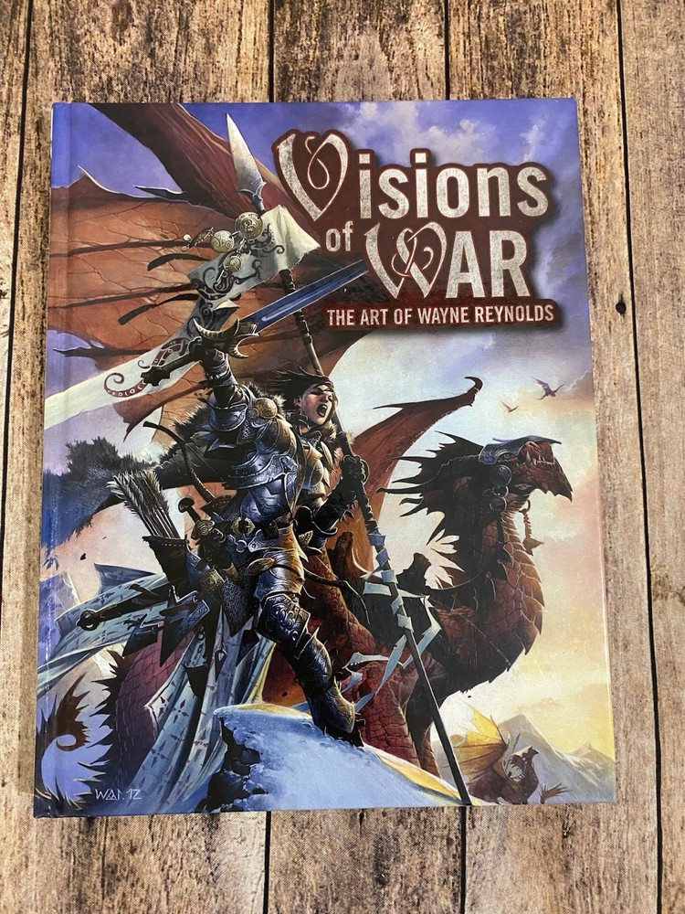 Paizo Visions of War Wayne Reynolds HC 2013 1st Edition D&D,Pathfinder,Magic Art