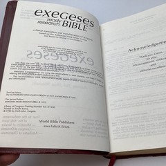 The Exegeses Ready Research Bible KJV 1993 2nd Ed Bonded Leather Gilt Page Edges