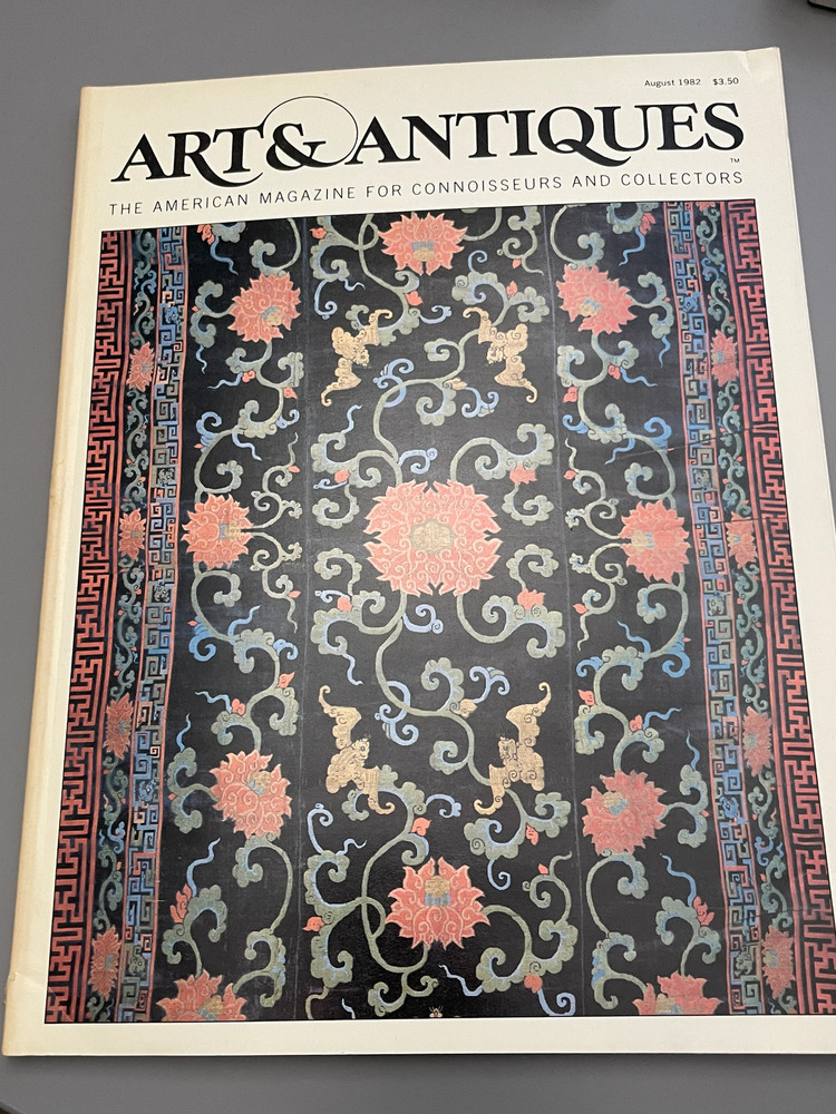 ART & ANTIQUES magazine August 1982