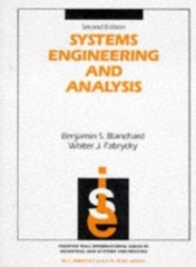Systems Engineering and Analysis (Prentice-Hall International Series in…